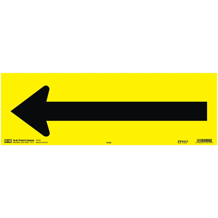 Floor Decal Arrow Sign 6" x 18" (1 pc.)