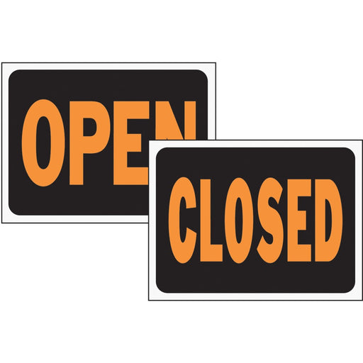 Open/Closed Reversible Sign 8.5" x 12.5" (10 pcs.)