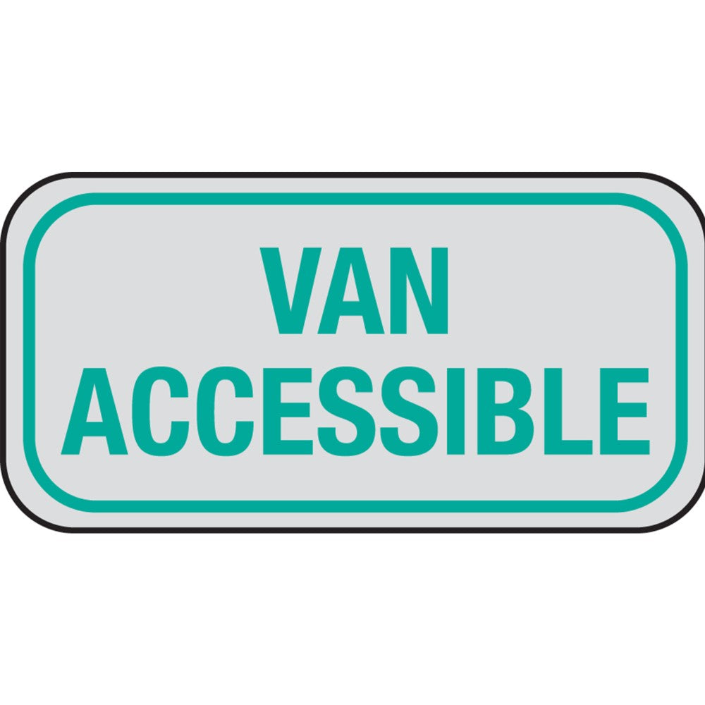 Van Accessible Reflective Sign 6" x 12" (1 pc.)