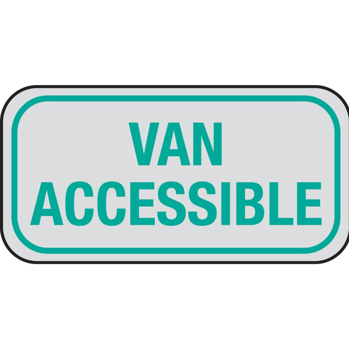 Van Accessible Reflective Sign 6" x 12" (1 pc.)