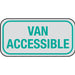 Van Accessible Reflective Sign 6" x 12" (1 pc.)