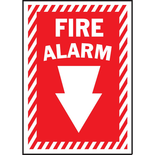 Fire Alarm Sign 10" x 14" (5 pcs.)
