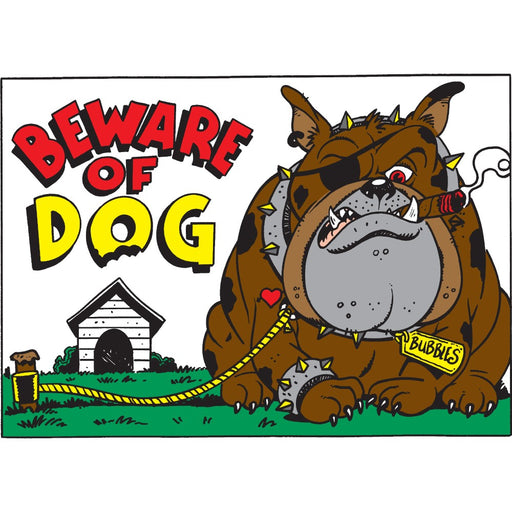 Beware Of Dog Sign 10" x 14" (5 pcs.)