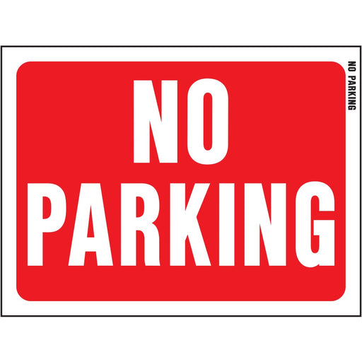 No Parking Sign 8.5" x 12" (10 pcs.)
