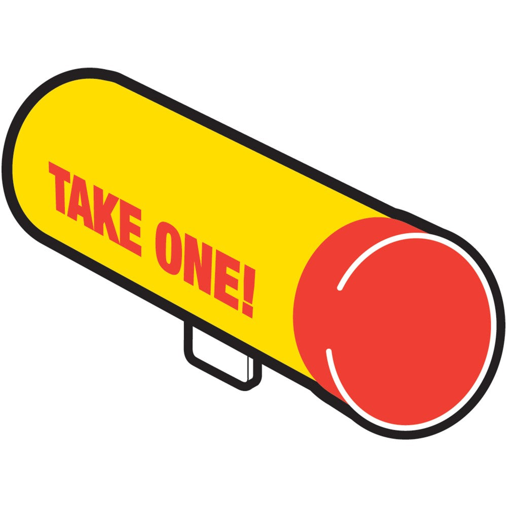 Take One Clips Take One Tube Sign 3