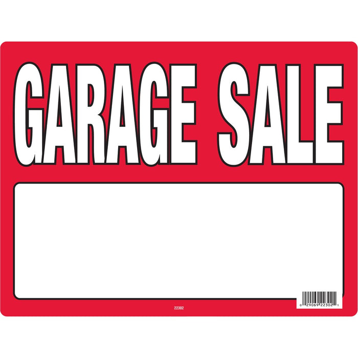 Garage Sale Sign With Stake Sign 13" x 21.5" (3 pcs.)