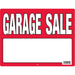 Garage Sale Sign With Stake Sign 13" x 21.5" (3 pcs.)