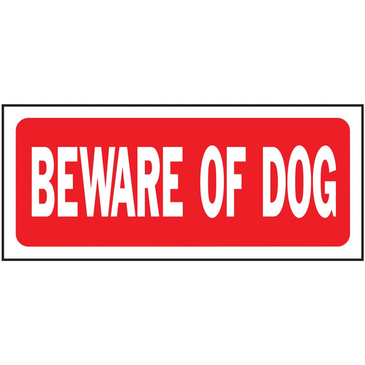 Beware Of The Dog Sign 6" x 14" (5 pcs.)