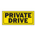 Private Drive Sign 6" x 14" (5 pcs.)