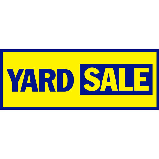 Yard Sale Banner 4 Ft Sign 18" x 48" (5 pcs.)