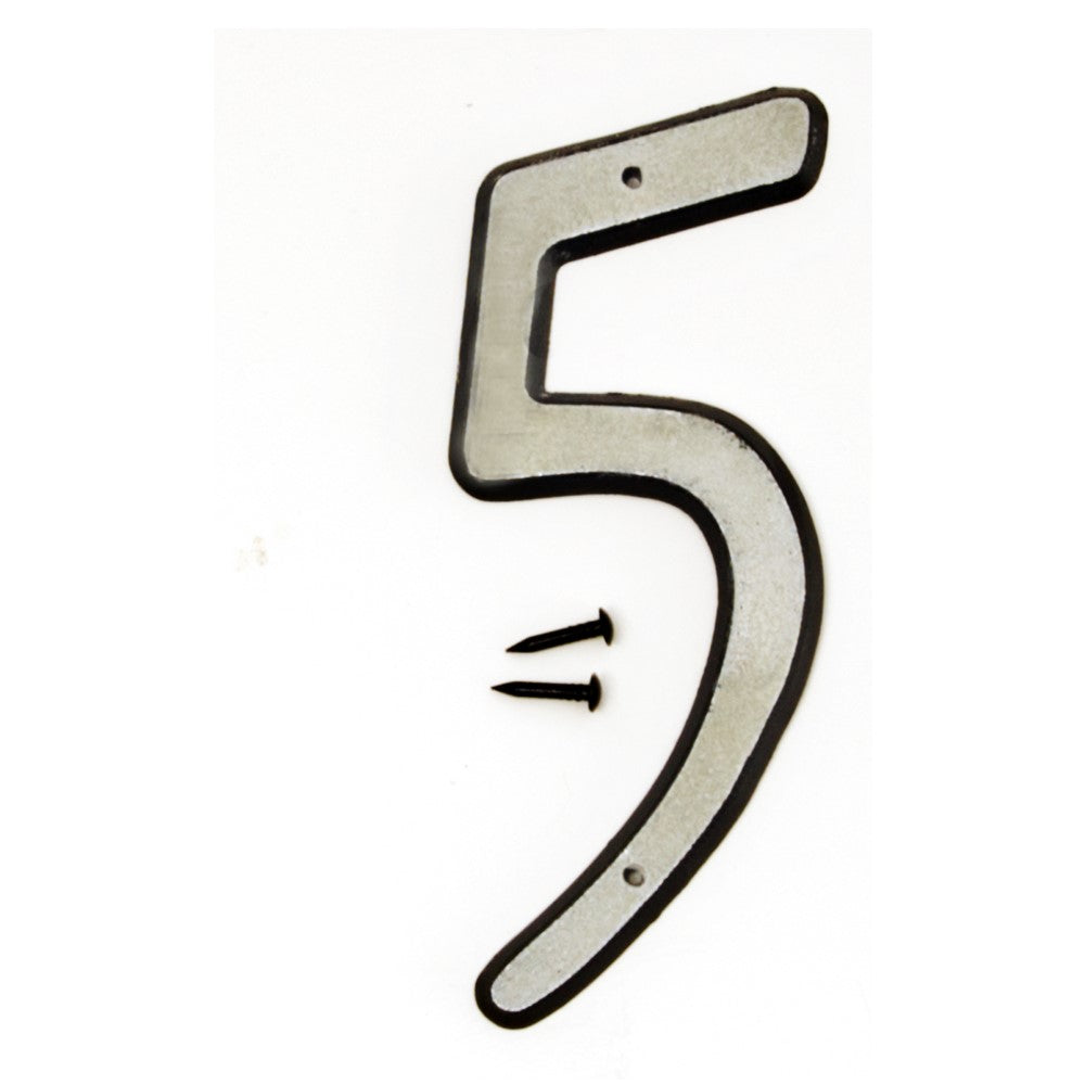 4" Reflective Plastic Number 5 (10 pcs.)
