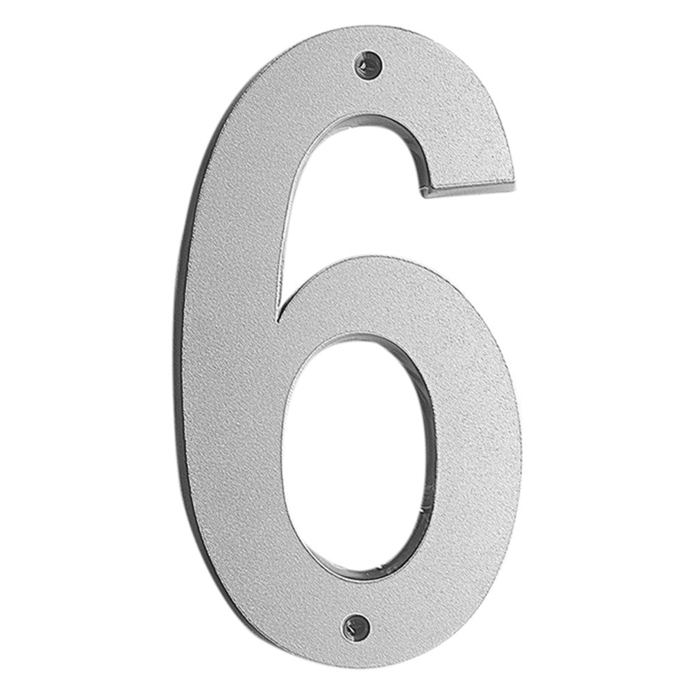 6" Reflective Plastic Number 6 (5 pcs.)
