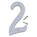 4" Satin Nickel Finish Number 2 (10 pcs.)