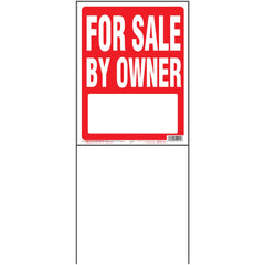 14X18" For Sale By Owner Sign With Frame 14" x 18" (3 pcs.)