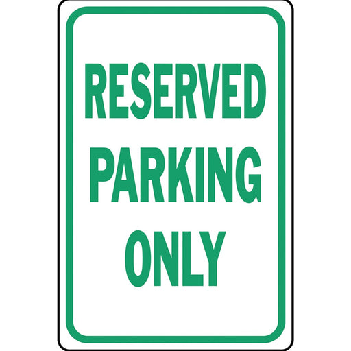 Reserved Parking Only Sign 12" x 18" (1 pc.)