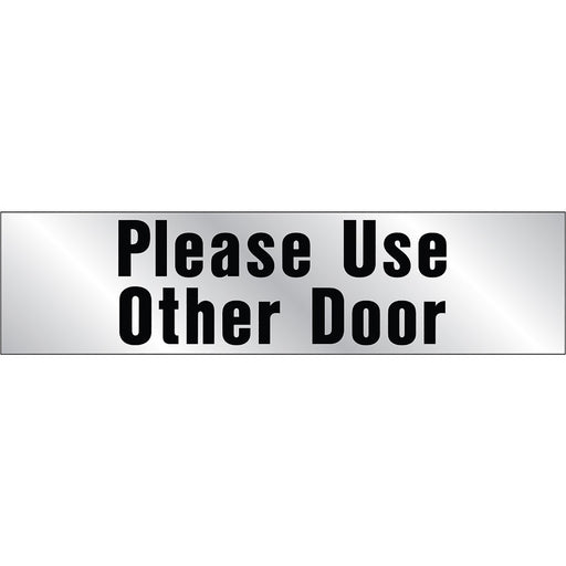 Please Use Other Door Sign 2" x 8" (10 pcs.)