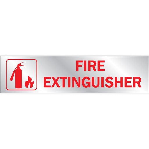 Fire Extinguisher Sign 2" x 8" (10 pcs.)