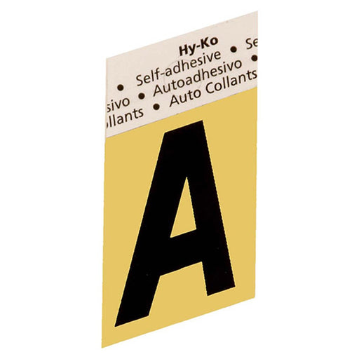 1.5" Gold Aluminum Letter A (10 pcs.)