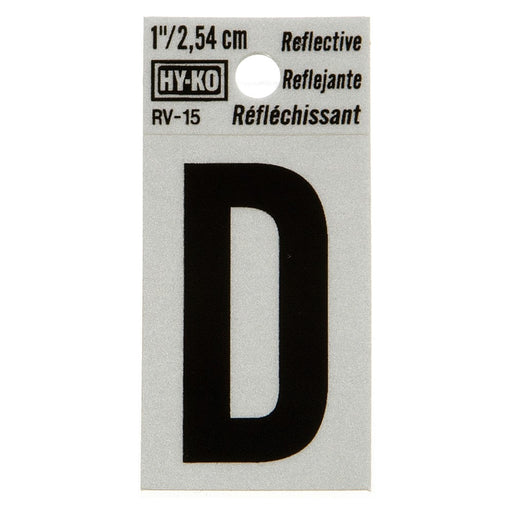 1.25" Reflective Letter D (10 pcs.)