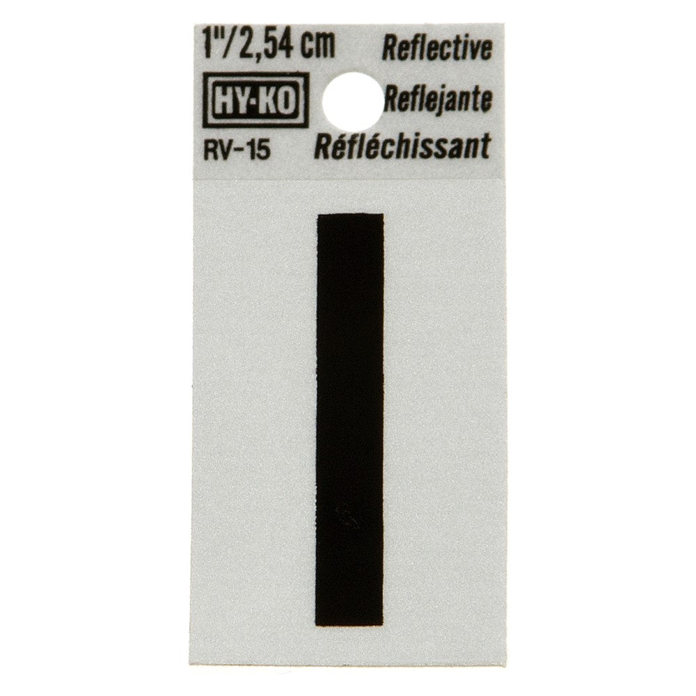 1.25" Reflective Letter I (10 pcs.)