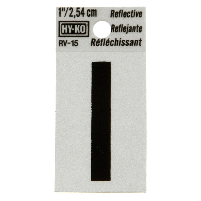 1.25" Reflective Letter I (10 pcs.)