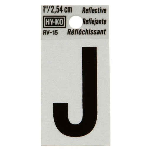 1.25" Reflective Letter J (10 pcs.)