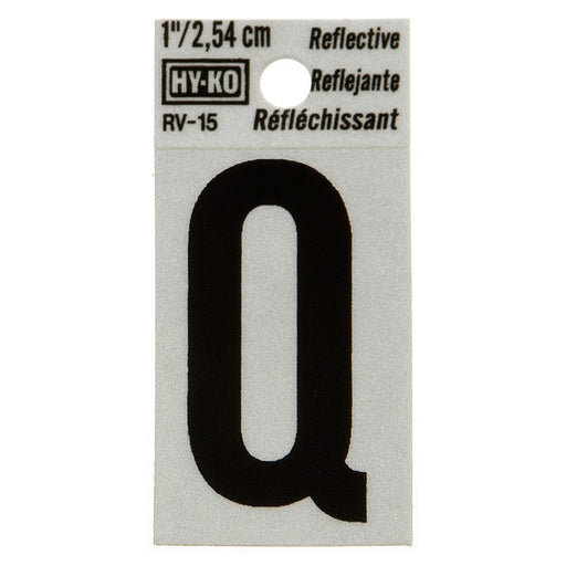 1.25" Reflective Letter Q (10 pcs.)