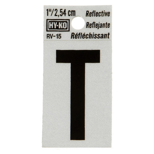 1.25" Reflective Letter T (10 pcs.)