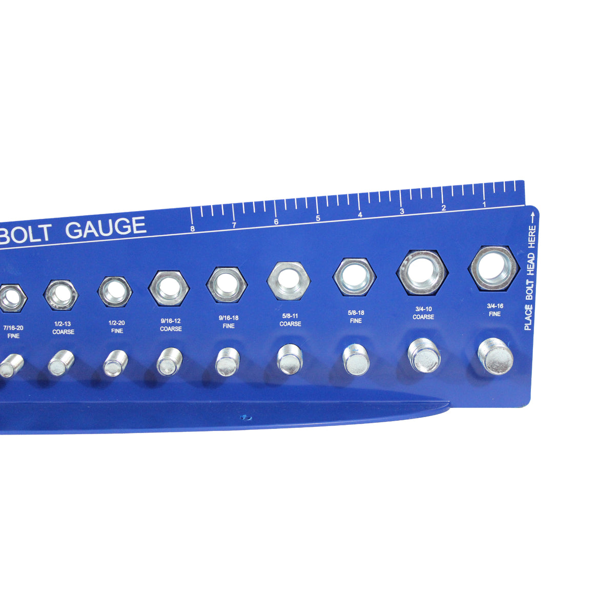 FastenerLine SAE & Metric Thread Checker Gauge Set - Nut & Bolt Fastener Sizing Tool