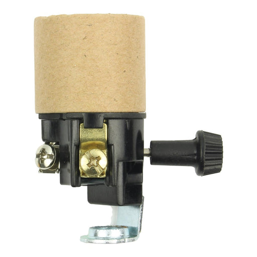 Socket Phenolic On/Off Turn Knob W/ Lamp Socket (1 pc.)