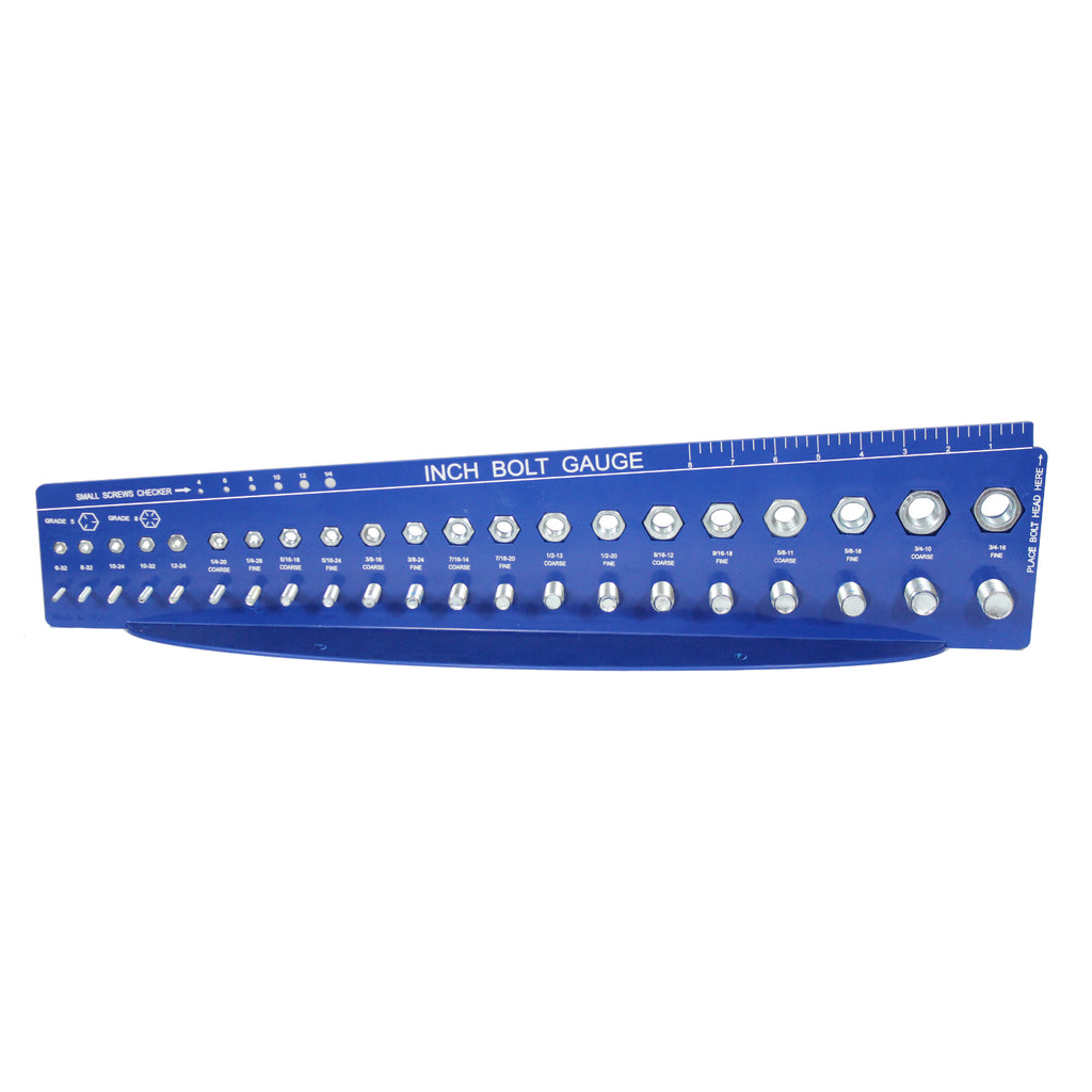 Thread Checker Gauge - 38 Sizes, 2-in-1 Bolt & Nut Identifier, Inch/Metric - View #10