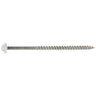 9 x 3-1/2" Star Drive White Cabinet Saberdrive Screws 1 lb. Tub (64 pcs.)