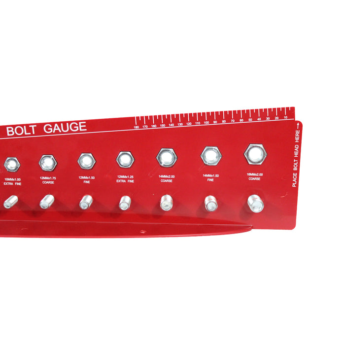 Metric Bolt Gauge Check a Thread Nut Fastener Size Tool