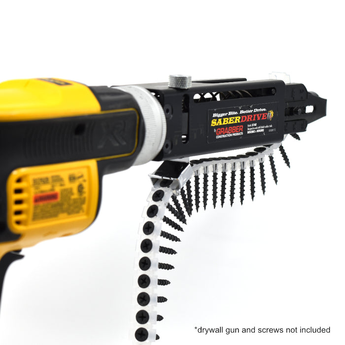 SaberDrive® by Grabber Drywall Strip Screw Gun Attachment, Bit Included